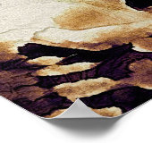 Droomy Meisje Portret Poster Wandkunst (Hoek)