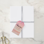 Droomy Pastel Mountain Landscape Party Dank je wel Cadeaulabel (Met Touw)