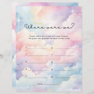 Droomy Stars waar waren we Vrijgezellenfeest spel