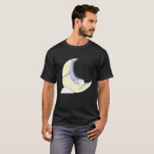 Droomzoete Kat: Minimalistische Slaapkat T-shirt (Voorkant volledig)