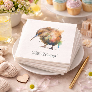 Droomzuchtige Kiwi Vogel Baby Borrel   Sweet Pipi Servet