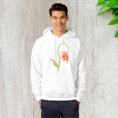 Drooping Flower Mannen Hoodie