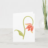 Drooping Flower Note Kaarten