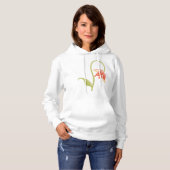 Drooping Flower Vrouwen Hoodie (Voorkant volledig)