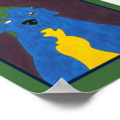 "Droopy" van Marlo Dianne Poster (Hoek)