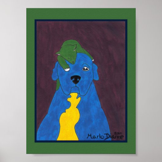 "Droopy" van Marlo Dianne Poster (Voorkant)