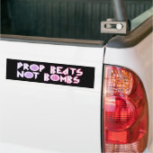 Drop Beats not Bombs Bumpersticker (Op Truck)