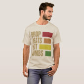 Drop Beats not Bombs T-shirt (Voorkant volledig)