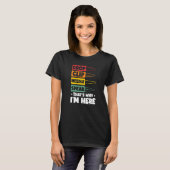 Drop Clip Naald Spear Daarom ben ik hier Knifea T-shirt (Voorkant volledig)