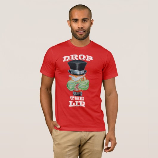 DROP DE LIE T-SHIRT (Voorkant volledig)