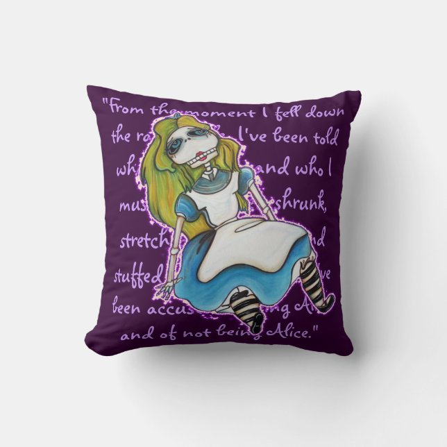 Drop Dead Alice American MoJo Pillow Kussen (Voorkant)