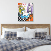 Drop Dead Alice Wrapped Canvas Afdruk (Insitu (Slaapkamer))
