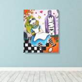 Drop Dead Alice Wrapped Canvas Afdruk (Insitu (Houten vloer))