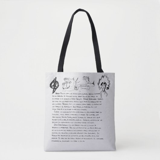 Drop Dead Prachtige Samenvatting in het Spaans Tote Bag (Voorkant)