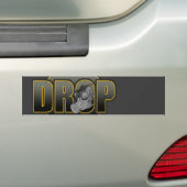 DROP DnB Drumnbass dubstep Jungle Hardstyle DJ Bumpersticker (Op auto)