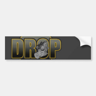 DROP DnB Drumnbass dubstep Jungle Hardstyle DJ Bumpersticker