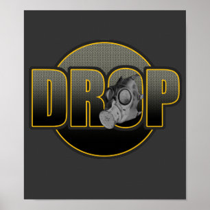 DROP DnB Drumnbass dubstep Oerwoud Hardstyle DJ Poster