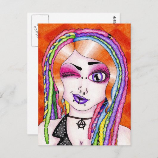 Drop Dread Prachtige Briefkaart (Voorkant / Achterkant)