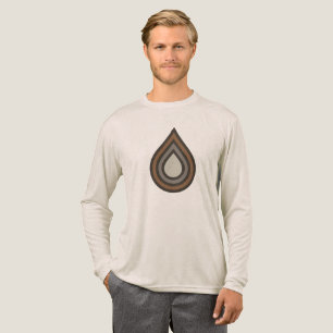 Drop Gelaagde Kunst Tri-blend T-shirt