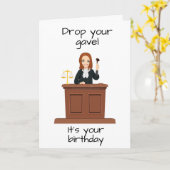 DROP HET SCHAAL EN HEB EEN *HAPPY BIRTHDAY* KAART (Gele Bloem)