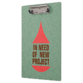 Drop icon Need Project Red Klembord (Links)