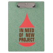 Drop icon Need Project Red Klembord (Voorkant)