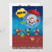 DROP IN #2 zonder kerstuitnodiging voor cocktail Kaart (Voorkant / Achterkant)