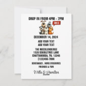 DROP IN ALLE GELEGENHEDEN OF VAKANTIES FEESTDAGENKAART (Achterkant)