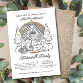 Drop In Schattigee Beren Huis Afscheidsfeest Kaart