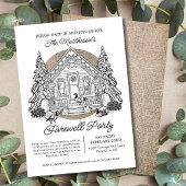 Drop In Winter Ganzen Afscheidsfeest Kaart