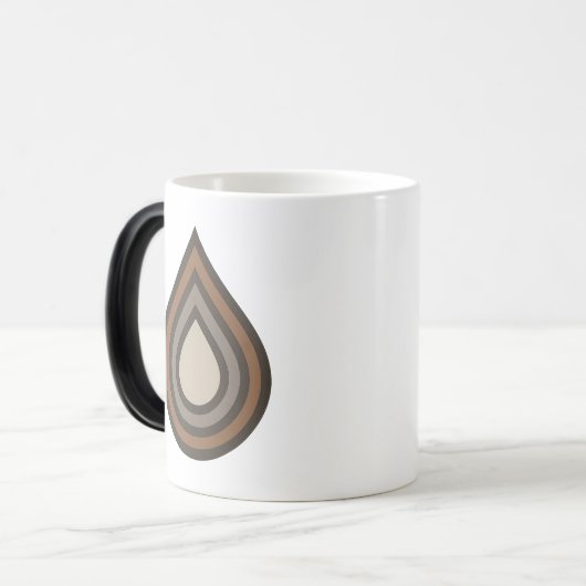Drop Layered Artwork Mug Magische Mok (Voorkant links)