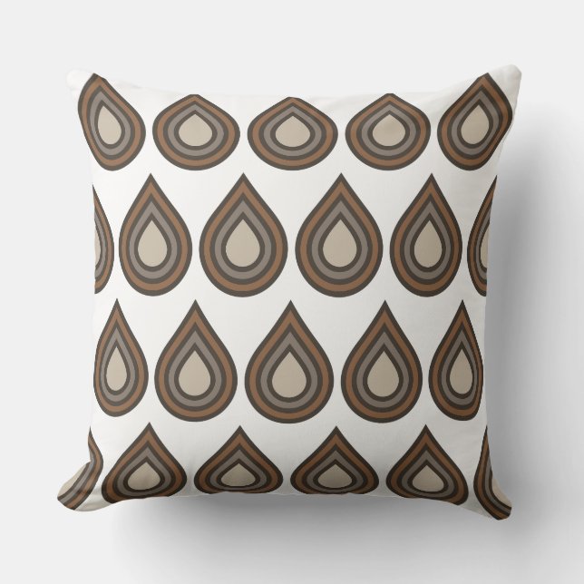 Drop Layered Artwork Throw Pillow Kussen (Voorkant)