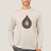 Drop Layered Artwork Tri-blend Shirt (Voorkant volledig)