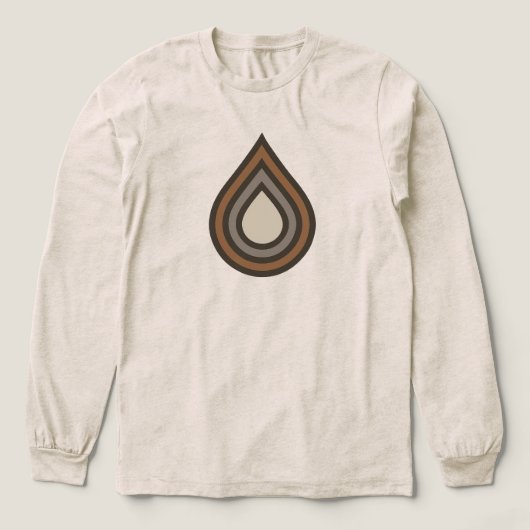 Drop Layered Artwork Tri-blend Shirt (Voorkant)
