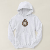 Drop Layered Artwork Women's Hooded Sweatshirt (Design voorkant)