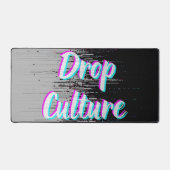 Drop Mouse Pad Hype Pixels Black Gray  (Voorkant)