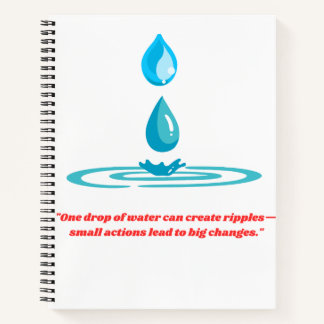 Drop of Water premium design Notitieboek