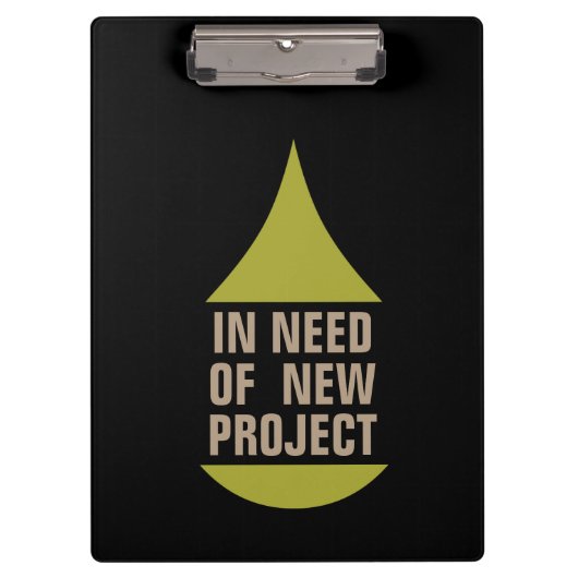 Drop-pictogram Need Project Yellow Klembord (Voorkant)