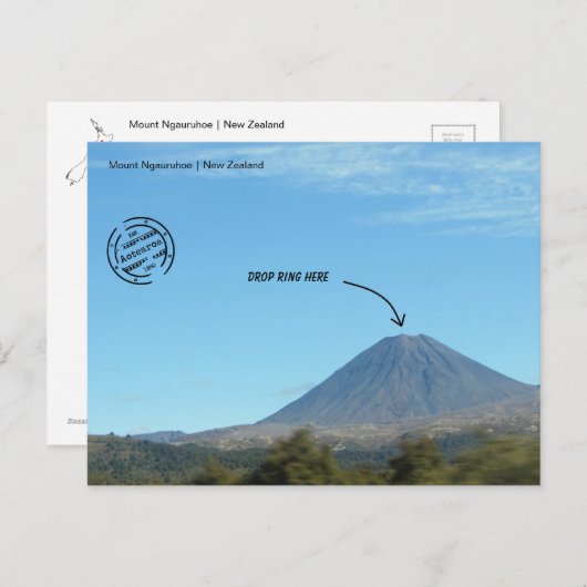 "Drop Ring here" Postkarte Briefkaart (Voorkant / Achterkant)