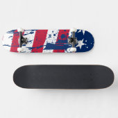 Drop Splash Kleuren Amerika Vlag Persoonlijk Skateboard (Horizontaal)