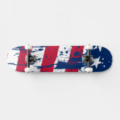 Drop Splash Kleuren Amerika Vlag Persoonlijk Skateboard (Horizontaal)