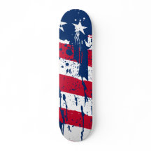 Drop Splash Kleuren Amerika Vlag