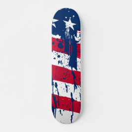 Drop Splash Kleuren Amerika Vlag Persoonlijk Skateboard