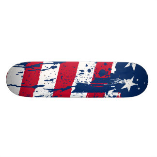 Drop Splash Kleuren Amerika Vlag Persoonlijk Skateboard