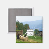 Drop Stitch Sheep Magnet (Voorkant / Achterkant)