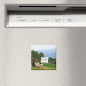 Drop Stitch Sheep Magnet (Insitu (Vaatwasser))