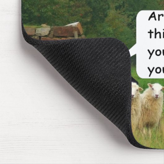 Drop Stitch Sheep Mousepad Muismat (Hoek)