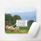 Drop Stitch Sheep Mousepad Muismat (Met muis)