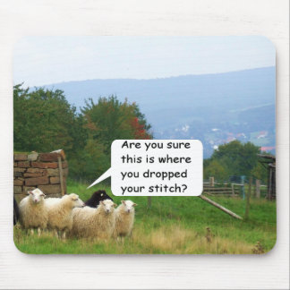 Drop Stitch Sheep Mousepad Muismat