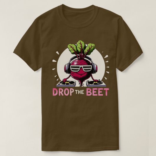 Drop the Beat DJ Beet 1 T-shirt (Design voorkant)